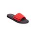 Wide Width Women's The Palmer Slip On Sandal by Comfortview in Vivid Red (Size 11 W)