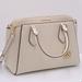 Michael Kors Bags | Michael Kors Daria Large Satchel Bag Leather Light Cream | Color: Gold/White | Size: Large