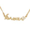 Kate Spade Jewelry | Kate Spade Forever Pendant Necklace | Color: Gold | Size: Os