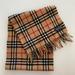 Burberry Accessories | Like New! Burberry Classic 50/50 Wool Cashmere Scarf | Color: Cream/Tan | Size: Os