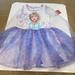 Disney Costumes | Disney Frozen Ii Costume/ Nightgown Nwt | Color: Purple/White | Size: 7/8 M