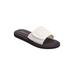 Wide Width Women's The Palmer Sandal By Comfortview by Comfortview in White (Size 11 W)
