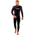 Cressi Men's Maya Man Monopiece Wetsuit 2.5mm Einteiliger Neoprenanzug Herren für alle Wassersportarten, Schwarz/Rot, XL/5