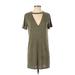 Forever 21 Casual Dress: Green Dresses - Women's Size Small