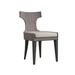 Bernhardt Sarasota Patio Dining Side Chair w/ Cushion, Wicker in Gray/Orange | 39.38 H x 21.75 W x 25.06 D in | Wayfair X01543X_6025-012