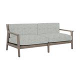 Bernhardt Ibiza Outdoor Teak Loveseat Wood/Natural Hardwoods in Brown/White | 31.46 H x 78.58 W x 36.54 D in | Wayfair O1027_6023-010