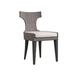 Bernhardt Sarasota Patio Dining Side Chair w/ Cushion, Wicker in Gray/Orange | 39.38 H x 21.75 W x 25.06 D in | Wayfair X01543X_6063-000