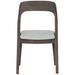 Bernhardt Corfu Patio Dining Side Chair w/ Cushion Wood/Metal in Brown/Gray | 33.88 H x 20.63 W x 23.69 D in | Wayfair X02547X_6032-010