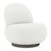 Bernhardt Caicos Swivel Patio Chair w/ Cushions Wood in Gray | 30.5 H x 29 W x 33 D in | Wayfair O9303S_6503-000