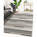 Gray/White 96 x 0.08 in Area Rug - East Urban Home RETRO COLOR BLOCK STRIPE BEIGE & GREY Area Rug By Becky Bailey | 96 W x 0.08 D in | Wayfair