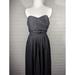 J. Crew Dresses | J. Crew Arabelle Silk Black Bridesmaid Prom Strapless Dress Women's Size 4 Petit | Color: Black | Size: 4p