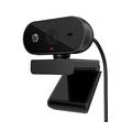 HP 320 All-in-One-Webcam (USB-A, 1080p/Full HD Auflösung, 360° schwenkbar, 66°-Weitwinkel, Belichtungskorrektur, Autofokus) Schwarz mit integriertem Mikrofon