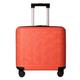 Lyallpur Engrave Design Women Vanity Case Cabin 4 Wheel Trolley Bag Travel Suit Case 2188 (Trolley Bag, Coral)