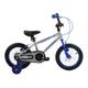 Ammaco Storm 14" Wheel Kids Boys Childrens BMX Bike Bicycle Lightweight Alloy With Stabilisers Silver Age 4+