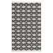 White 36 x 24 W in Area Rug - Villa by Classic Home Saugatuck Rectangle Geometric Handmade Area Rug in Beige/Black /Jute & Sisal | Wayfair