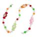 Northlight Seasonal 6' Glittered Pastel Colored Candy Christmas Garland Unlit | 2 H x 2 W x 72 D in | Wayfair NORTHLIGHT TR92580