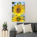 Gracie Oaks Yellow Sunflower In Bloom During Daytime 29 - 1 Piece Rectangle Graphic Art Print On Wrapped Canvas in Green/Yellow | Wayfair