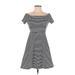 Old Navy Casual Dress - A-Line: Blue Print Dresses - Women's Size Small