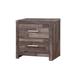 Global Pronex Wood Nightstand with 2 Drawers in Cherry