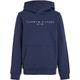 Tommy Hilfiger Kinder Unisex Hoodie Essential Hoodie mit Kapuze, Blau (Twilight Navy), 3 Jahre