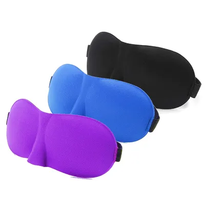 Masque de sommeil 3D naturel pour hommes et femmes bandeau pour les yeux couverture de sommeil