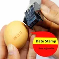 Timbres-poste portatifs de date d'oeufs tampon de timbre de numéro supermarché école banque