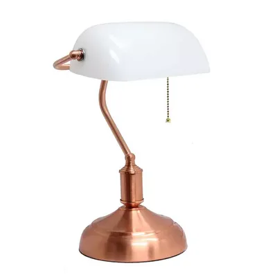 Simple Designs Executive Banker's Desk Lamp with W...