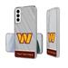 Washington Commanders Personalized Endzone Plus Design Galaxy Clear Phone Case