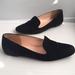 J. Crew Shoes | J. Crew Leader Suede Formal Flat Loafers Slip Ons | Color: Black | Size: 8