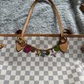 Louis Vuitton Bags | Louis Vuitton Fleur Monogram Bag Charm Reversible | Color: Gold | Size: 7.9”