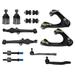 1990-1993 Honda Accord Front Control Arm Ball Joint Tie Rod and Sway Bar Link Kit - Detroit Axle