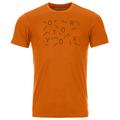 Ortovox - 150 Cool Lost TS - Merinoshirt Gr XL orange