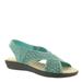 Easy Street Claudia - Womens 7.5 Green Sandal W