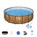 Bestway 16ft x 16ft x 48in Power Vista Pool Set w/ Vacuum & Maintenance Kit