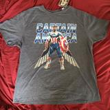 Disney Shirts | Marvel Captain America Falcon Tee | Color: Gray | Size: Xxl