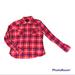 American Eagle Outfitters Tops | American Eagle Outfitters Plaid Flannel Top | Color: Blue/Red | Size: Xl