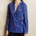 Anthropologie Tops | Anthropologie Eva Wrap Blouse By Maeve | Color: Blue/Orange | Size: 4