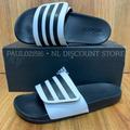 Adidas Shoes | Adidas Unisex Men's Women's Adilette Slides Sandals Slide Slip-On, Select Size | Color: Black/White | Size: Various