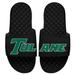 Men's ISlide Black Tulane Green Wave Split Slide Sandals