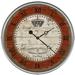 Red Horse Arts Crown Circular Wall Clock Wood in Brown | 15 H x 15 W x 2.5 D in | Wayfair CLPP-SN-5019M