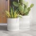 Mistana™ Eita 2-Piece Lightweight Concrete Pot Planter Set Concrete in Brown | 14.75 H x 14.75 W x 14.75 D in | Wayfair