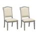 One Allium Way® Veltri Side Chair Wood/Upholstered/Fabric in Blue | 42 H x 22.5 W x 25 D in | Wayfair B002D89F37A6425DACD3FA0CFFF56C07
