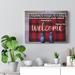 Trinx Brotherly Love Hebrews 13:1-2 Christian Home Décor Wall Art Scripture Ready Canvas in Brown/Red/White | 24 H x 30 W x 1.25 D in | Wayfair