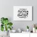 Trinx Inspirational Quote Canvas A Bad Day Is Not A Bad Life Wall Art Motivational Motto Inspiring Prints Artwork Decor Ready To Hang Canvas | Wayfair