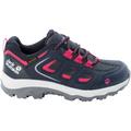 JACK WOLFSKIN Kinder Multifunktionsschuhe VOJO TEXAPORE LOW K, Größe 35 in Dark Blue / Pink