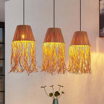 Hängelampe Liridona Lindby, dimmbar, creme / amber, für Wohn- / Esszimmer, Papier / Lunolit / Lunopal, Skandinavisch, Pendelleuchte Image