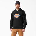 Dickies Men's Water Repellent Logo Hoodie - Black Size XL (TW22A)