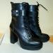 Urban Outfitters Shoes | New Urban Outfitters Kennedy Black Boots Combat Military Heels Booties Shoe 38 7 | Color: Black | Size: 7