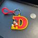 Disney Other | Disney Letter D Keychain With Mickey Mouse | Color: Red/Yellow | Size: Os