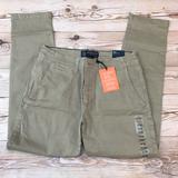 American Eagle Outfitters Pants | American Eagle Slim Active Flex Khaki Pants | Color: Tan | Size: 32/30